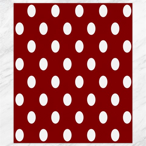 Polka Dots 8.15 x9.66  Canvas - 1