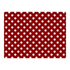 Polka Dots 35 x27  Blanket Back