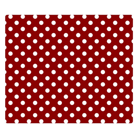 Polka Dots 50 x40  Blanket Front