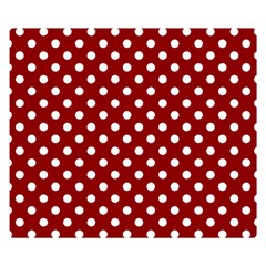 Polka Dots 50 x40  Blanket Back