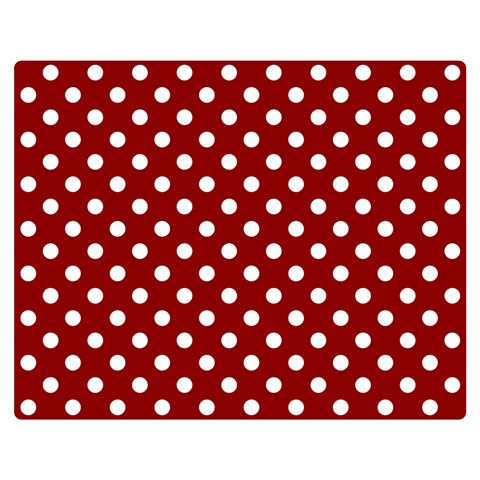 Polka Dots 60 x50  Blanket Front