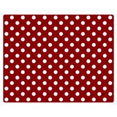 Polka Dots 60 x50  Blanket Back