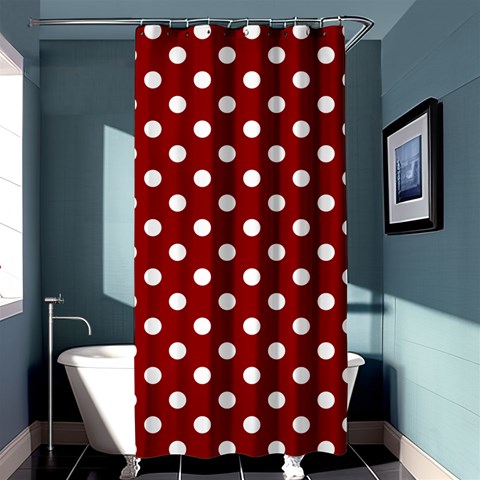 Polka Dots Curtain(36 X72 ) - 33.26 x66.24  Curtain(36 X72 )