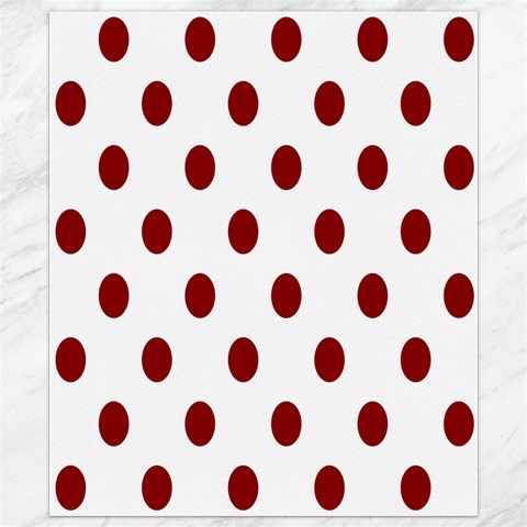 Polka Dots 8.15 x9.66  Canvas - 1