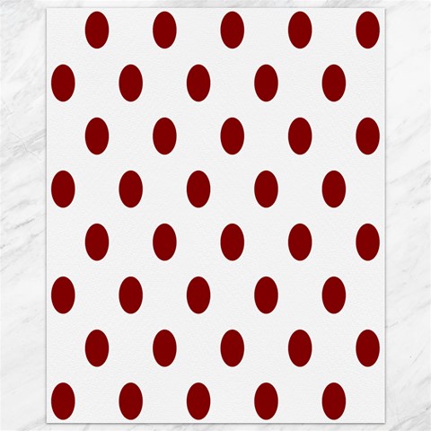 Polka Dots 10.95 x13.48  Canvas - 1