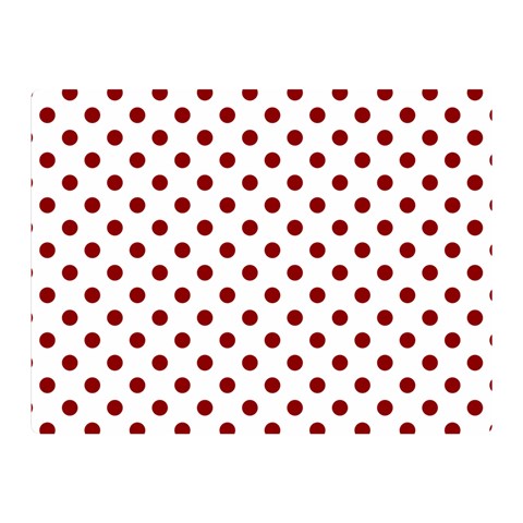 Polka Dots 35 x27  Blanket Front