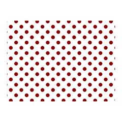 Polka Dots 35 x27  Blanket Back