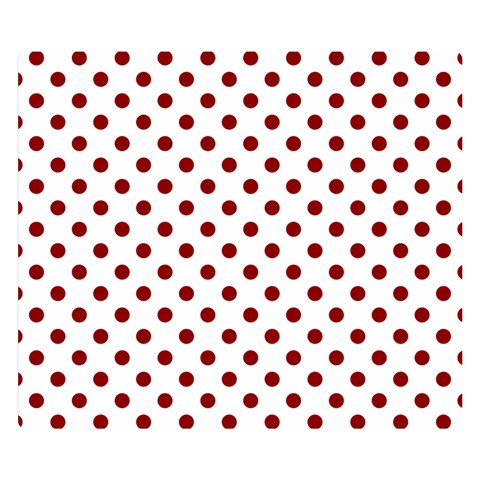 Polka Dots 50 x40  Blanket Front