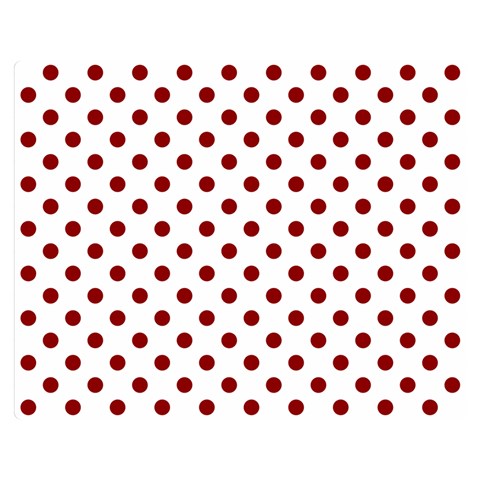 Polka Dots 60 x50  Blanket Back