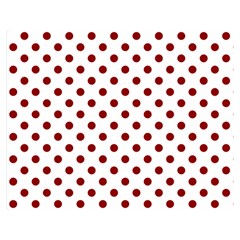 Polka Dots 60 x50  Blanket Back