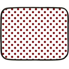 Polka Dots 35 x27  Blanket Back