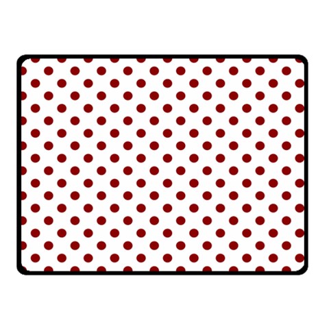 Polka Dots 45 x34  Blanket Back