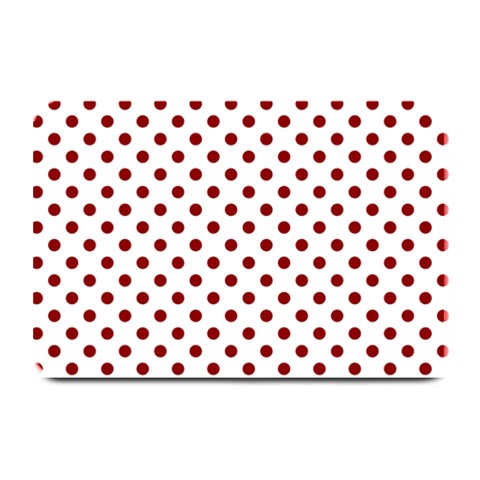 Polka Dots 18 x12  Plate Mat