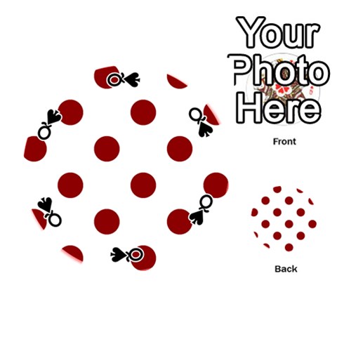 Queen Polka Dots Front - SpadeQ
