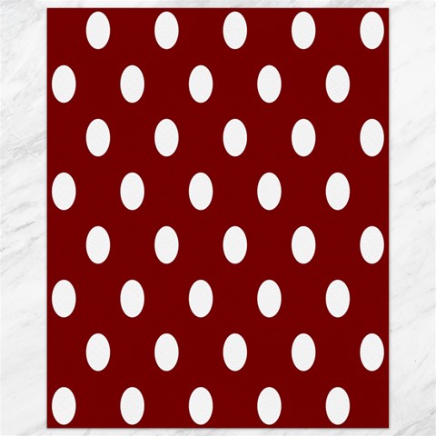 Polka Dots 10.95 x13.48  Canvas - 1