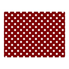 Polka Dots 35 x27  Blanket Back