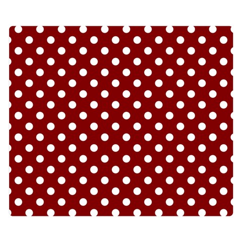 Polka Dots 50 x40  Blanket Front
