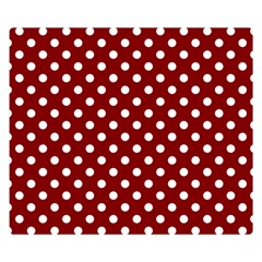 Polka Dots 50 x40  Blanket Back