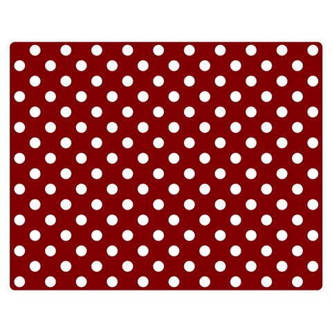 Polka Dots 60 x50  Blanket Front