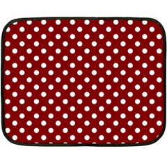 Polka Dots 35 x27  Blanket Back