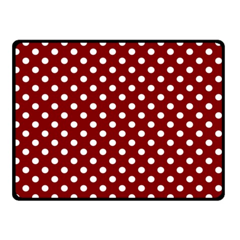 Polka Dots 45 x34  Blanket Back
