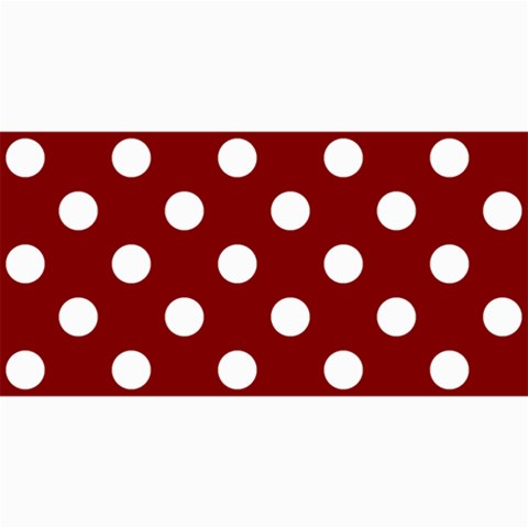 Polka Dots 8 x4  Photo Card - 1