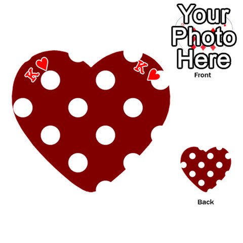 King Polka Dots Front - HeartK
