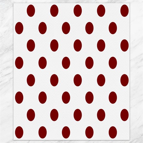 Polka Dots 8.15 x9.66  Canvas - 1