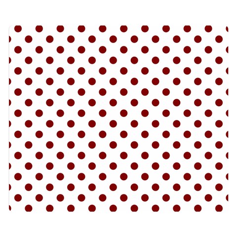 Polka Dots 50 x40  Blanket Back