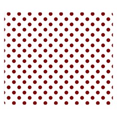 Polka Dots 50 x40  Blanket Back