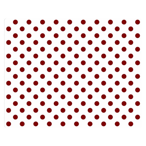 Polka Dots 60 x50  Blanket Back