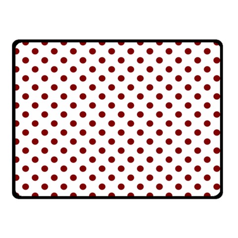 Polka Dots 45 x34  Blanket Back