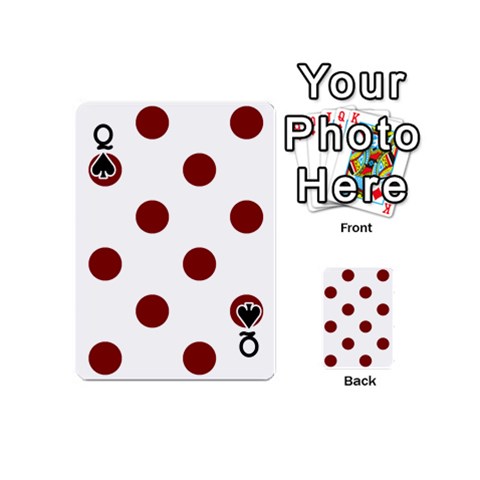 Queen Polka Dots Front - SpadeQ