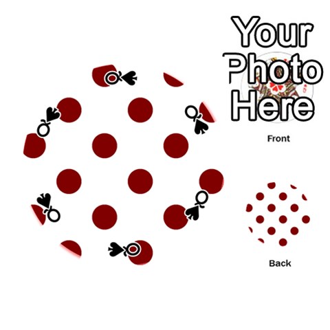 Queen Polka Dots Front - SpadeQ