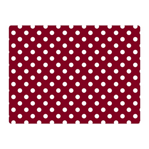 Polka Dots 35 x27  Blanket Front