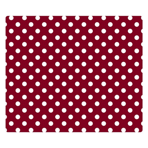 Polka Dots 50 x40  Blanket Front