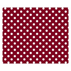 Polka Dots 50 x40  Blanket Back