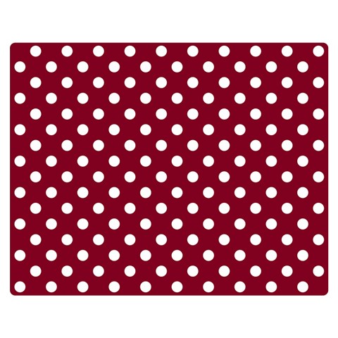 Polka Dots 60 x50  Blanket Front