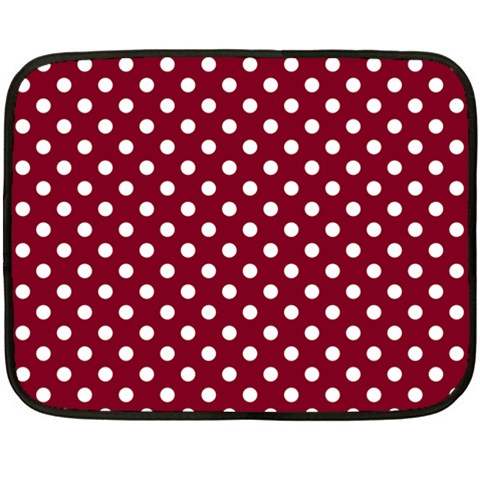 Polka Dots 35 x27  Blanket Back