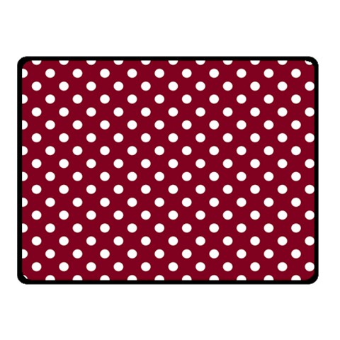 Polka Dots 45 x34  Blanket Front