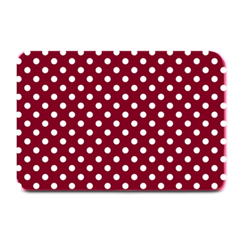 Polka Dots 18 x12  Plate Mat