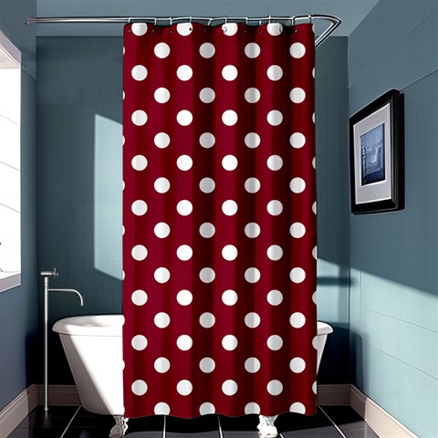Polka Dots Curtain(36 X72 ) - 33.26 x66.24  Curtain(36 X72 )