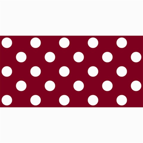Polka Dots 8 x4  Photo Card - 1