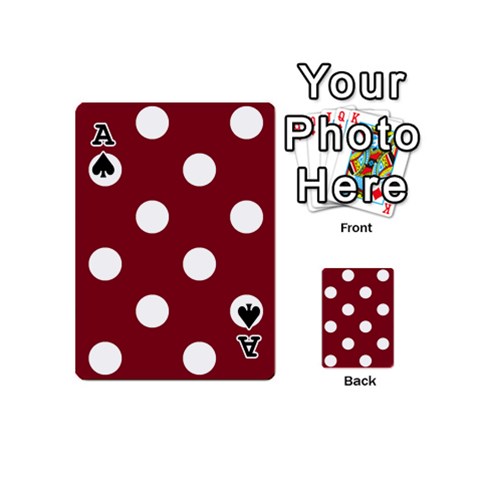 Ace Polka Dots Front - SpadeA