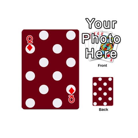 Queen Polka Dots Front - DiamondQ