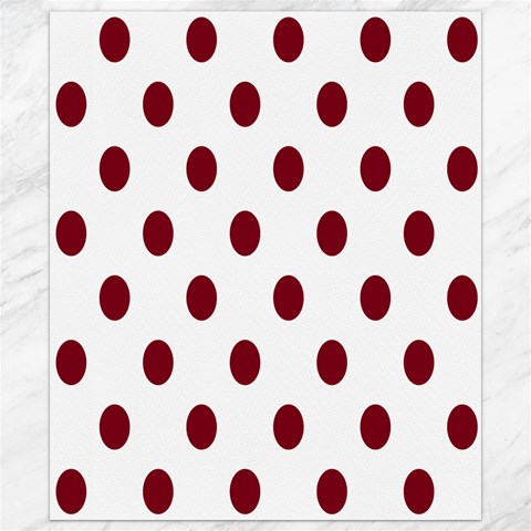 Polka Dots 8.15 x9.66  Canvas - 1