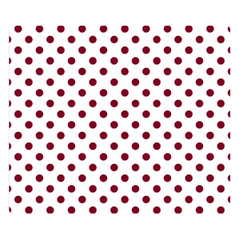 Polka Dots 50 x40  Blanket Back