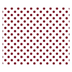 Polka Dots 50 x40  Blanket Back