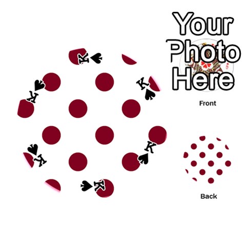 King Polka Dots Front - SpadeK