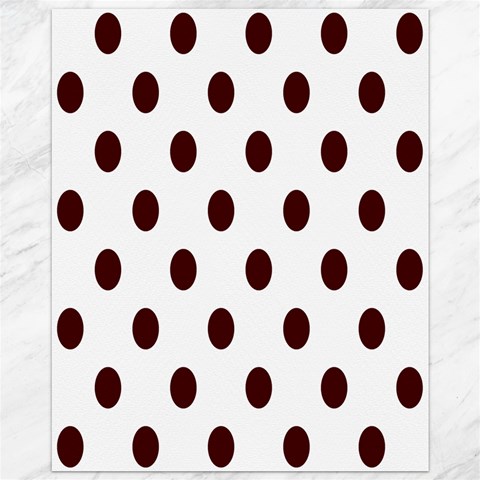 Polka Dots 10.95 x13.48  Canvas - 1